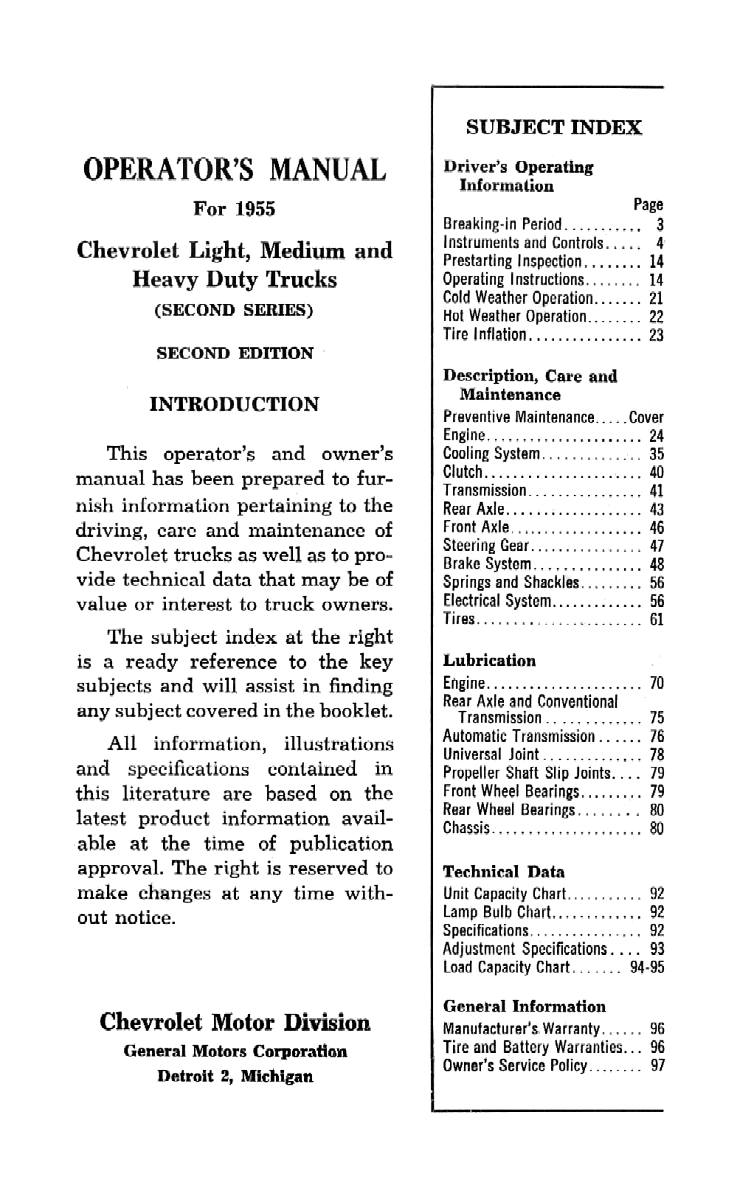 1955 Chev Truck Manual-01